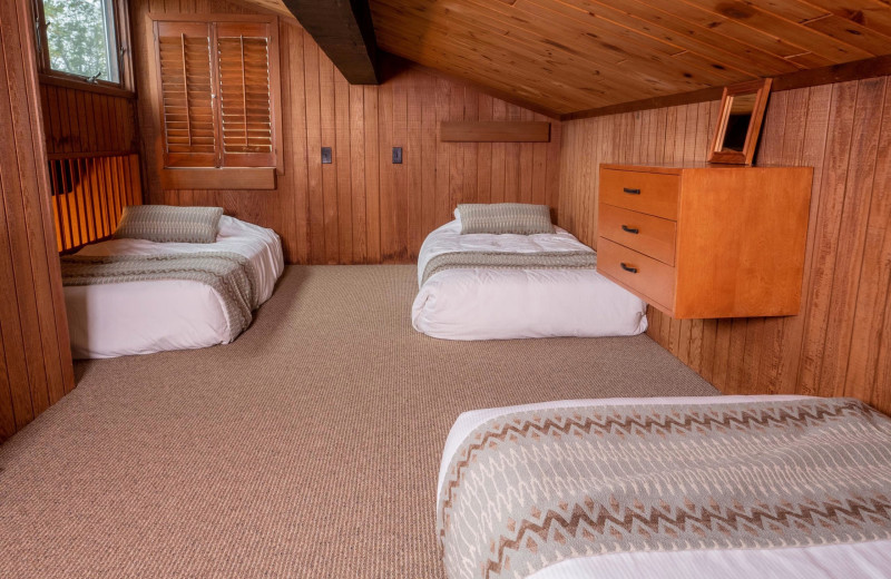 Villa bedroom at Lutsen Sea Villas.