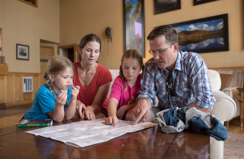 Family at Golden Arrow Lakeside Resort.