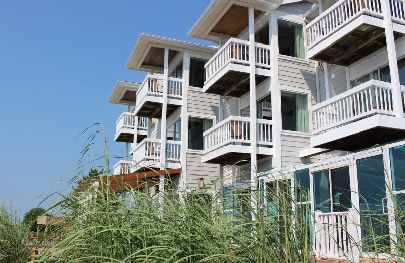 Exterior view of Island Motor Inn Resort.