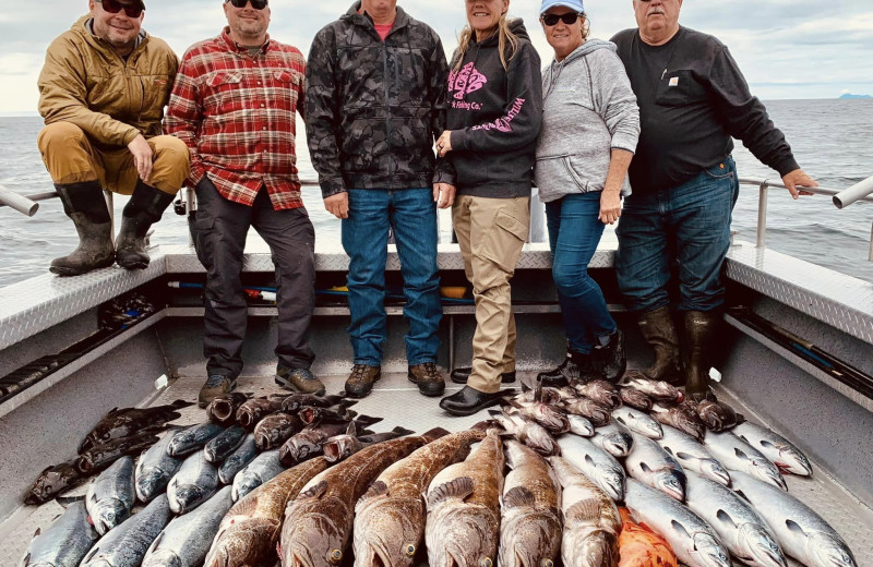 Fishing at Jimmie Jack's Alaska Fishing Lodges.