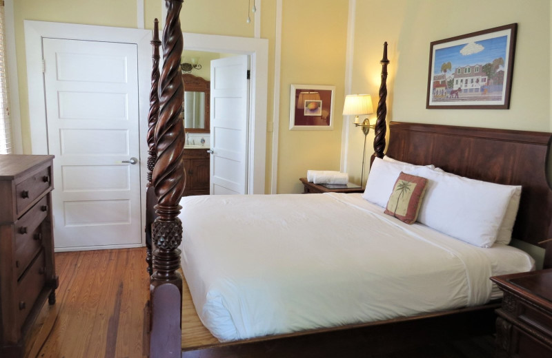 Guest bedroom at Ambrosia Key West, LLC - A Key West Bed & Breakfast.