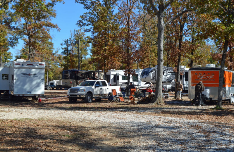 Campground at Mulberry Mountain Lodging & Events.