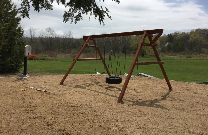 Playground at Open Hearth Lodge.