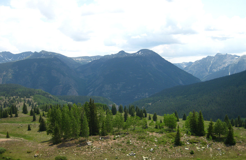 Mountains at Bear Paw Lodge.