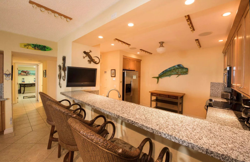 Rental kitchen at 1800 Atlantic, All Florida Keys Property Management.