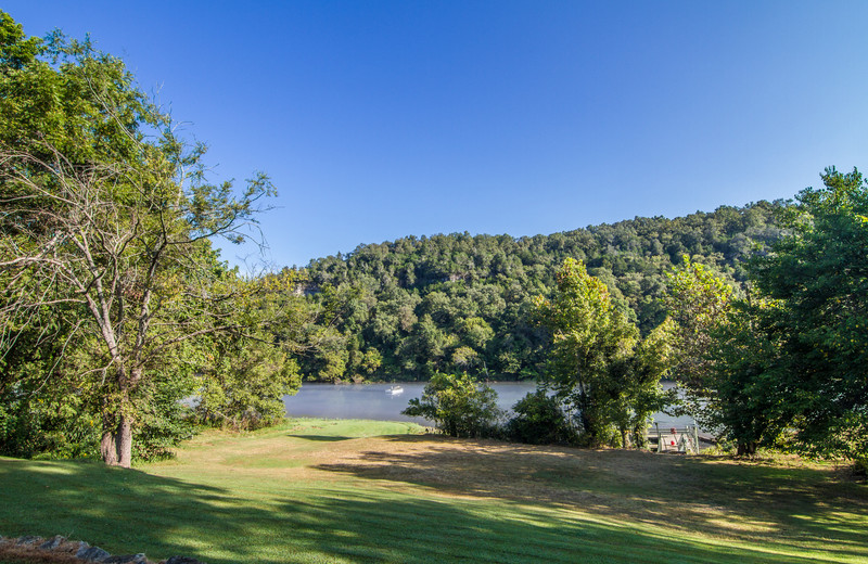 Grounds at Fulton's Lodge on the White River.