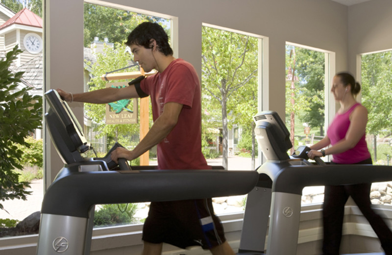 Fitness room at The Homestead.