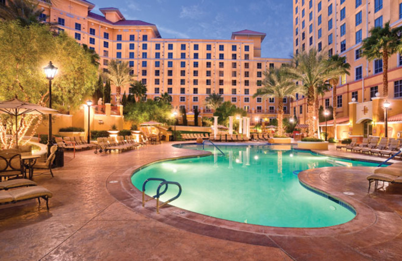 Outdoor pool at Wyndham Grand Desert.