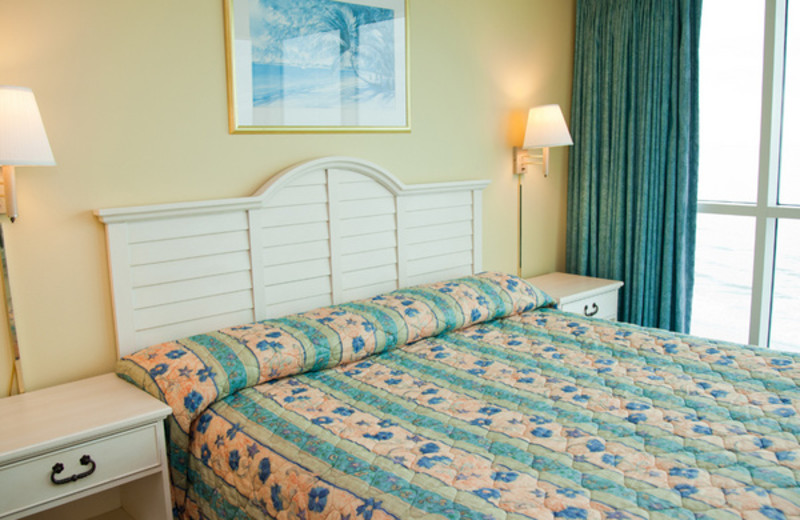 Guest bedroom at Avista Resort.