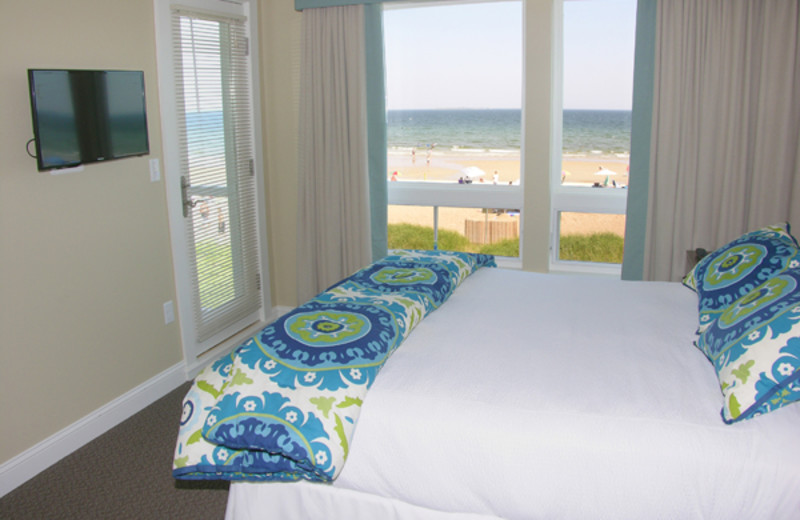Guest bedroom at Alouette Beach Resort.