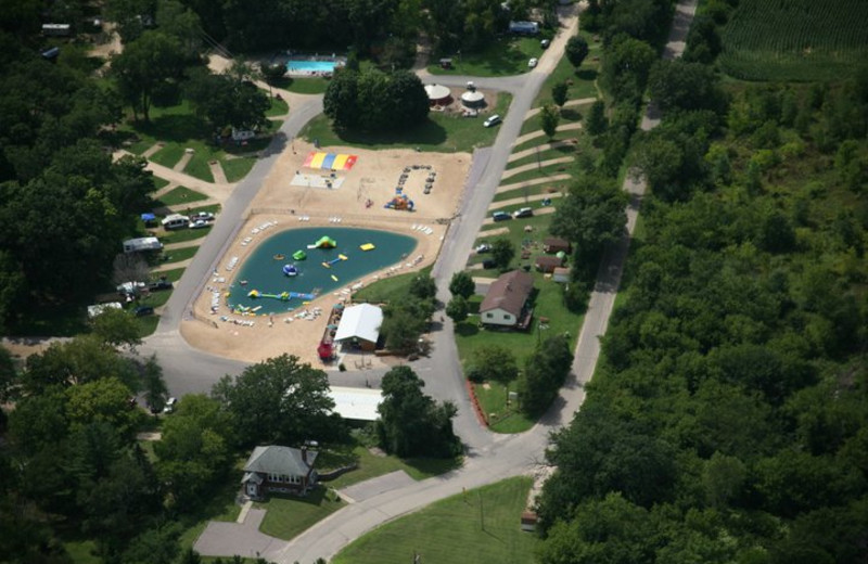 Aerial View of Merry Mac's Campground
