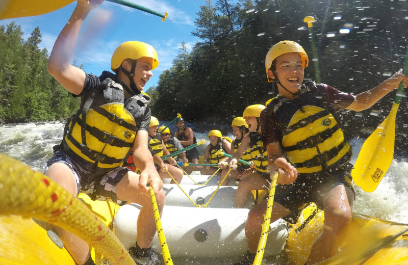 Rafting at Northern Outdoors.