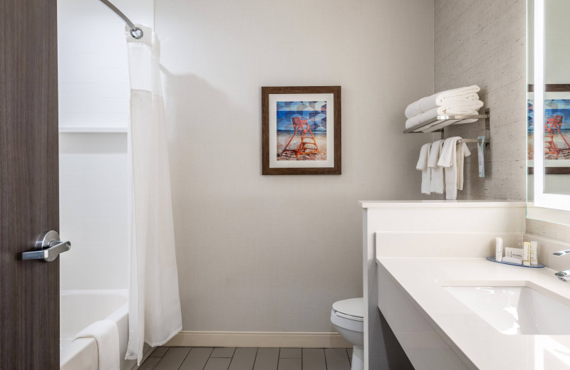 Guest bathroom at Fairfield Inn & Suites - Stevensville.