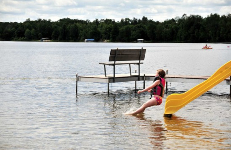 Water activities at Agate Lake Resort.