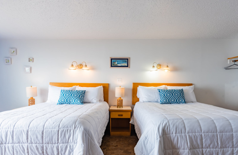 Guest room at Seagull Beachfront INN.