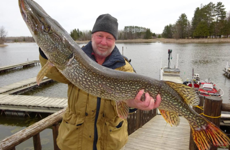 Fishing at Zippel Bay Resort.