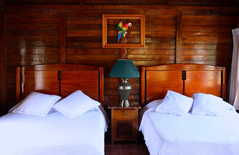 Guest room at Misahualli Jungle Hotel.