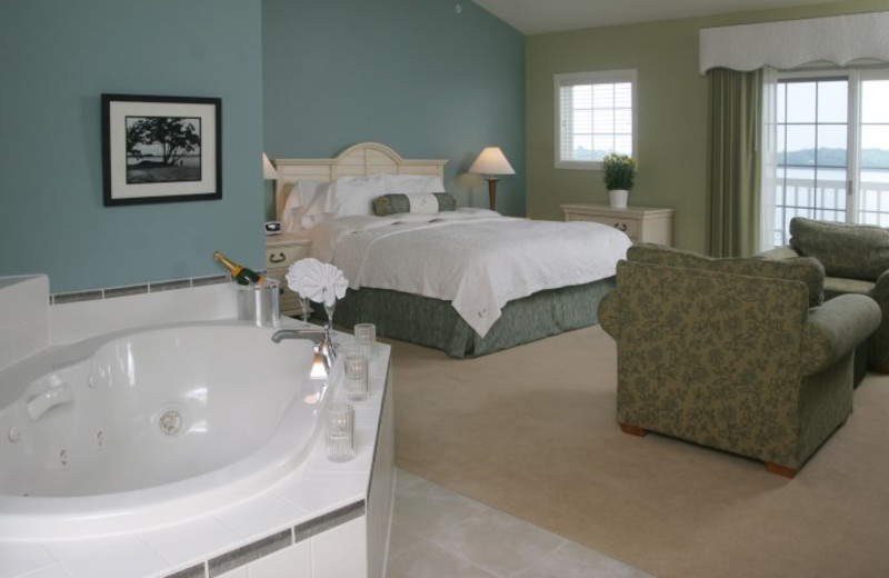 Suite interior at Bay Pointe Inn.