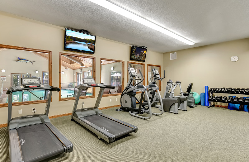 Gym at Wilderness Resort Villas.