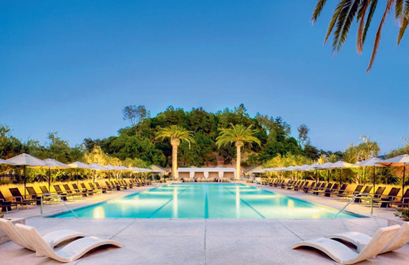 Outdoor pool at Solage Calistoga.