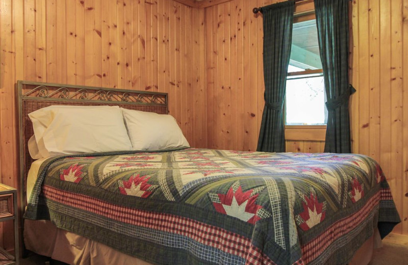 Bedroom at Pine Cone.
