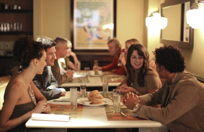 Dining at Hotel Phillips.