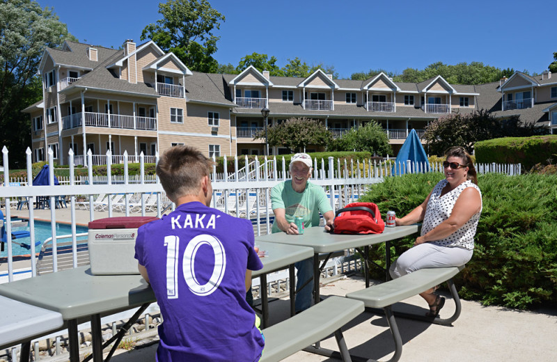 Picnic at Westwood Shores Waterfront Resort.