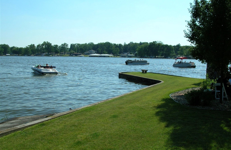 Lake view at The Lighthouse Lodge.