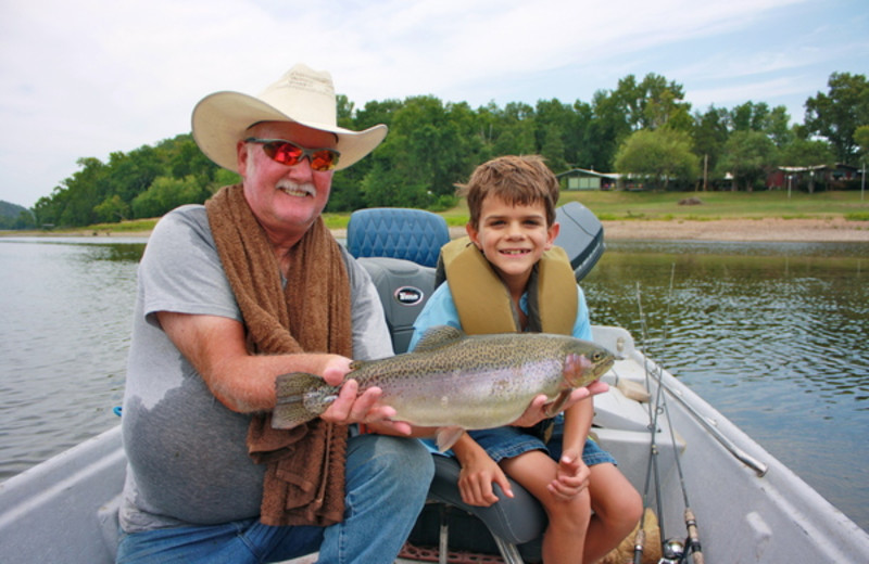 Fishing fun at The Fisherman's Lodge.