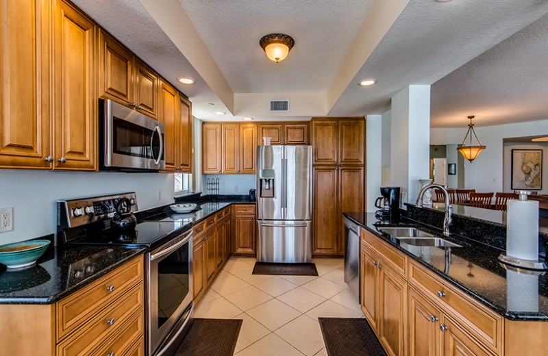 Rental kitchen at Belloise Realty.