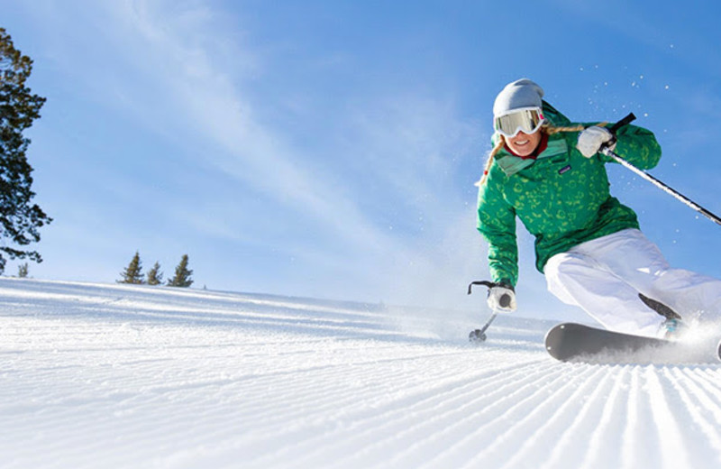 Skiing at Range View Rentals.