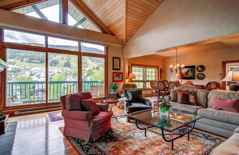 Vacation rental interior at The Borders Lodge.