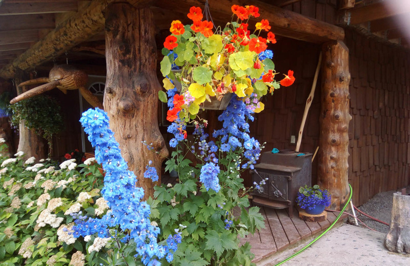 Porch at Hungry Moose Bed and Breakfast.