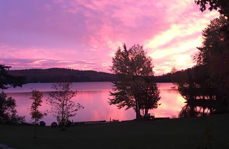 Sunset at Tally Ho Inn.