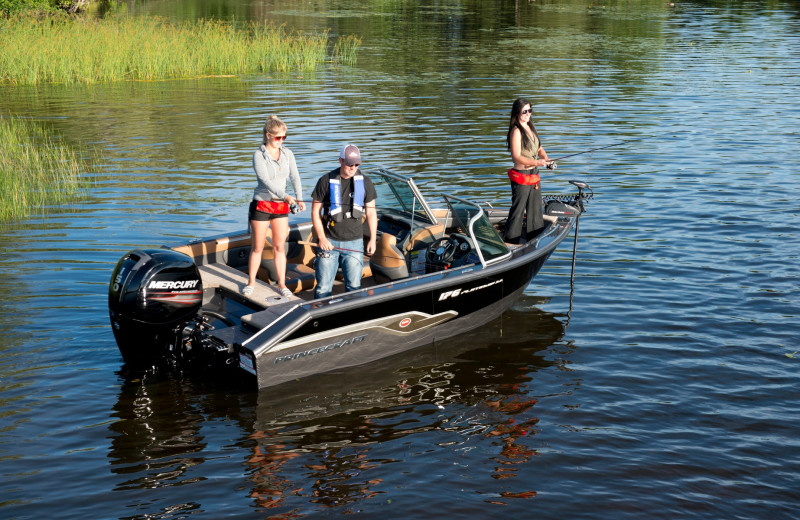Fishing at Vine Ridge Resort.