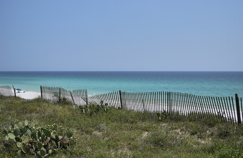 Beach view at Sterling Resorts.