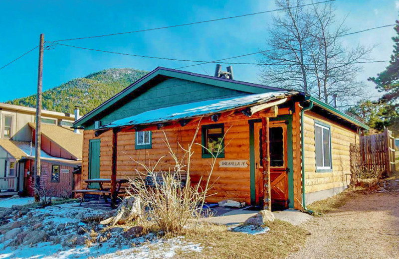 Cabin exterior at Valhalla Resort.