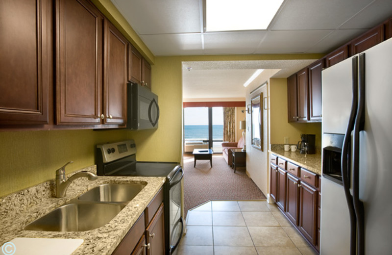 Guest kitchen at The Caravelle Golf & Family Resort.