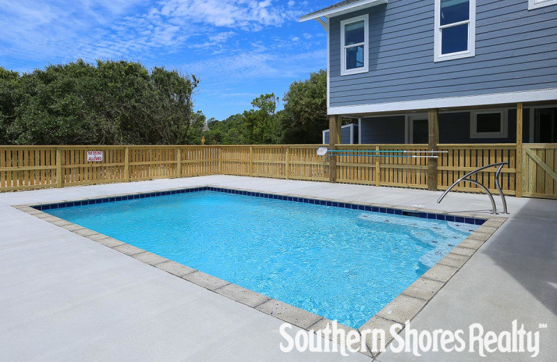 Rental pool at Southern Shores Realty.