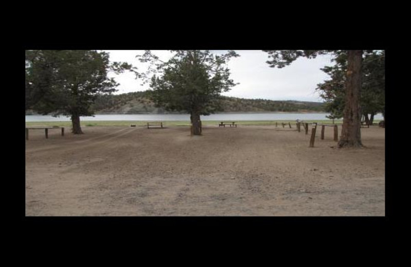 Campground at Prineville Reservoir Resort.