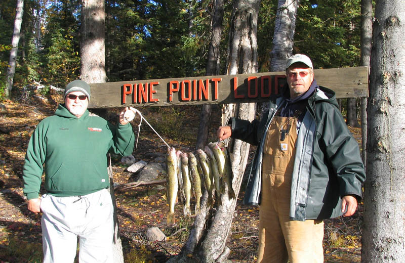 Fishing at Pine Point Lodge & Outposts.