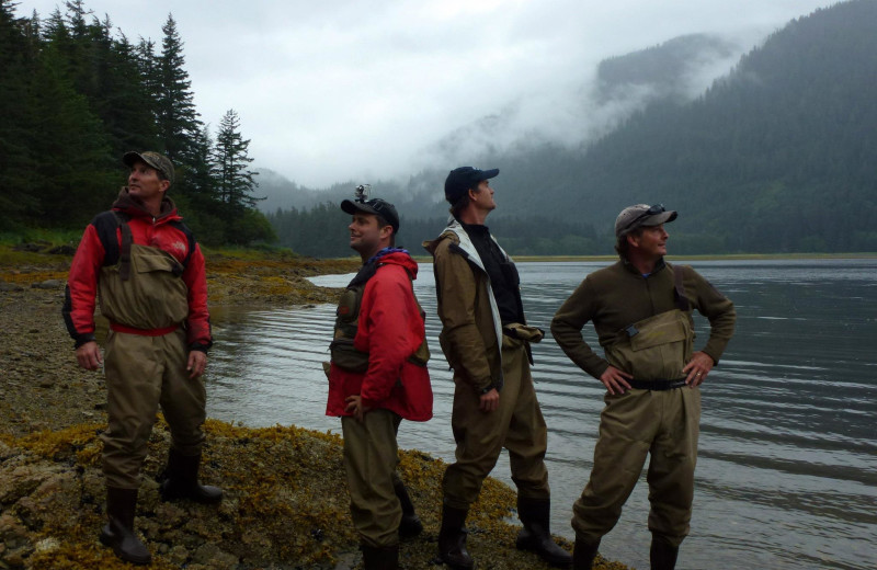 Fishing trip at Favorite Bay Lodge.