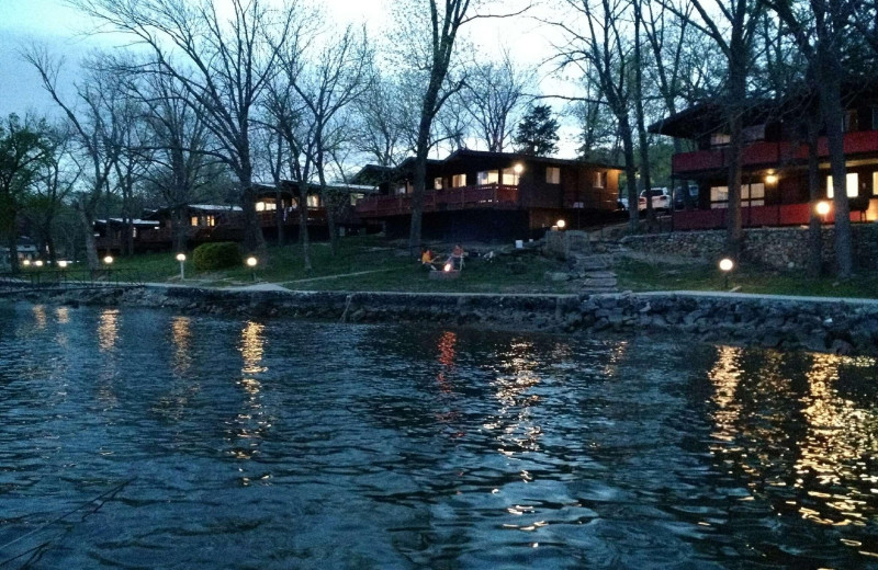 Exterior view of Hawks Landing Resort.