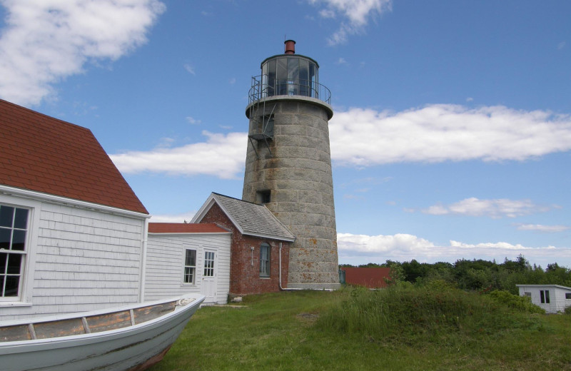 Light house at Harbour Towne Inn on the Waterfront.