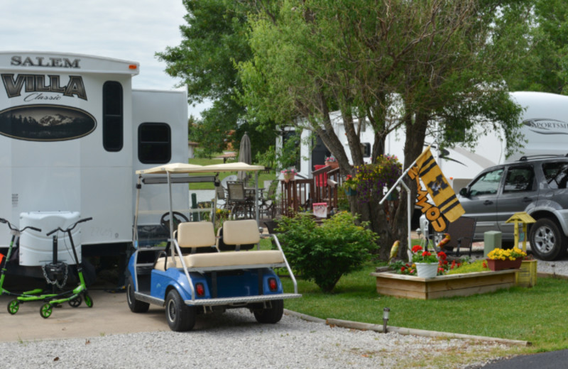 RV camp at Mark Twain Landing.