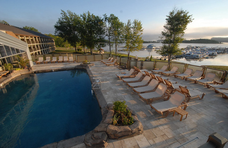 Outdoor pool at Fourwinds Resort & Marina.