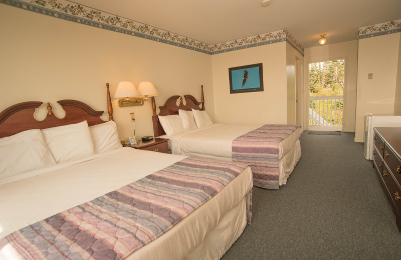 Guest room at Brier Island Lodge and Resort.