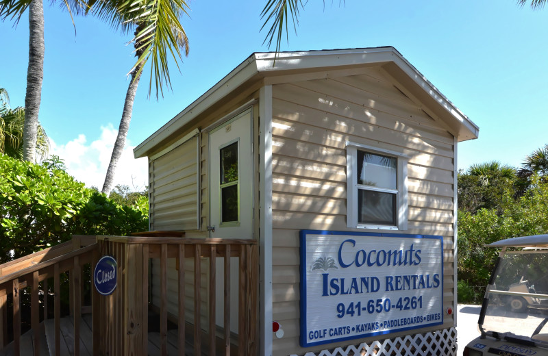 Exterior view of Palm Island Resort.
