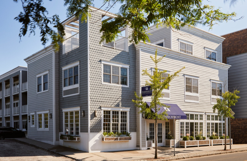 Exterior view of Harborfront Inn at Greenport.