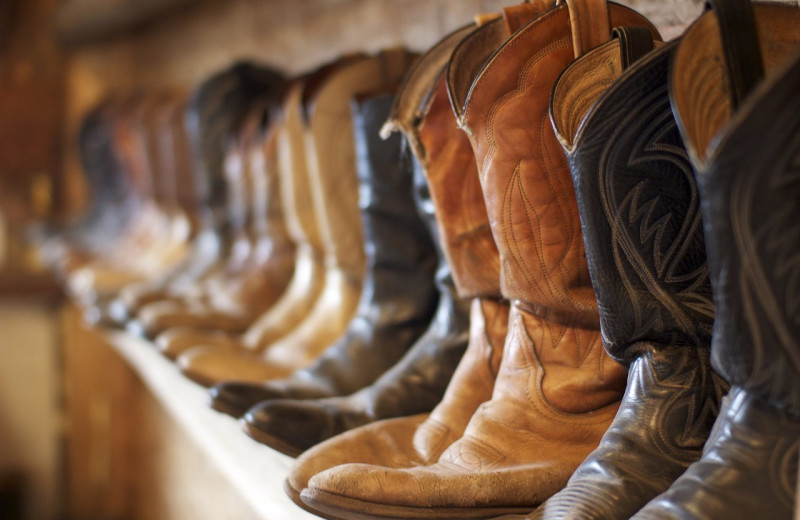 Boots at Rawah Guest Ranch.